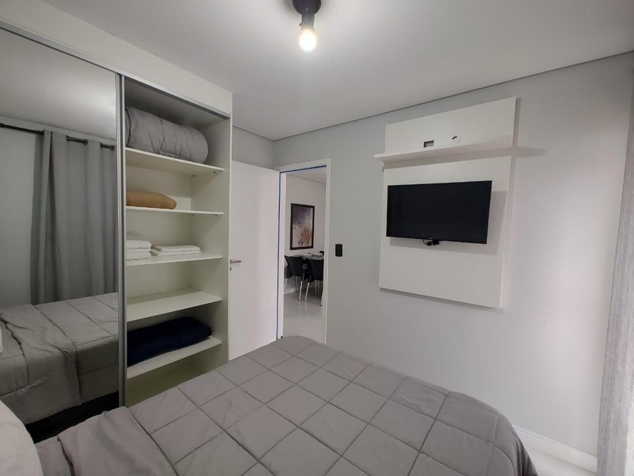 Apto Com Lazer Completo, Piscina, Ar, Mercadinho E Pet Friendly A 1 Min Da Praia Praia Grande Kültér fotó